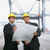 Two construction executives